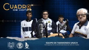 Cuadro de Honor: el equipo de Taekwondo UNACH