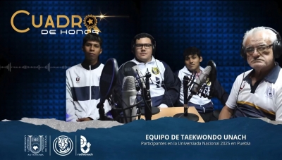 Cuadro de Honor: el equipo de Taekwondo UNACH