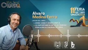 Cuadro de Honor: Dr. Alvaro Medina Ferro, autor de los libros: Zona Sana I y II