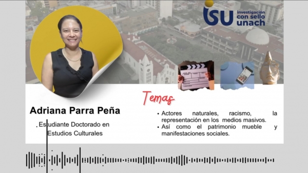 Investigación con sello UNACH: Adriana Parra Peña